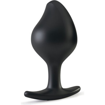 Анальная втулка MYSTIM Buttplug Rocking Force S с электростимуляцией, чёрная (блок импульсов — отдельно)
